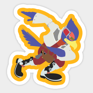 The Flying Space Ace Sticker